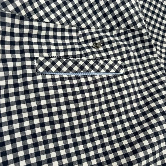 Tommy Hilfiger Navy Gingham Capris - Picture 4 of 7